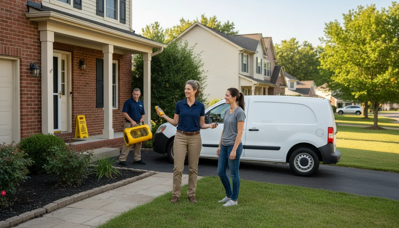 Residential water damage restoration in Platteville, CO